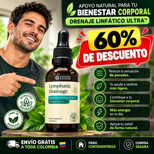 DRENAJE LINFÁTICO ULTRA™ – Reduce la hinchazón y sensación de pesadez + 60% OFF por tiempo limitado