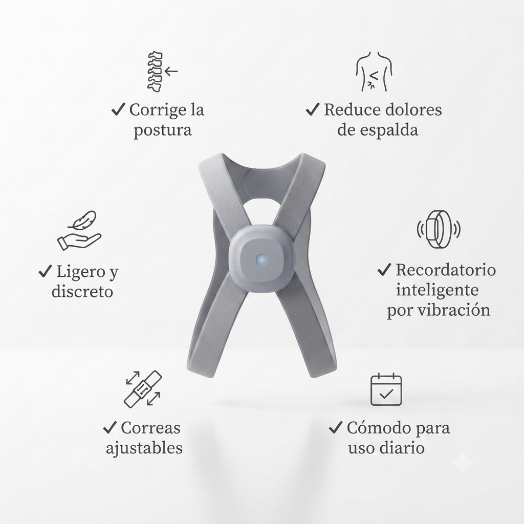 Corrector De Postura Con Sensor