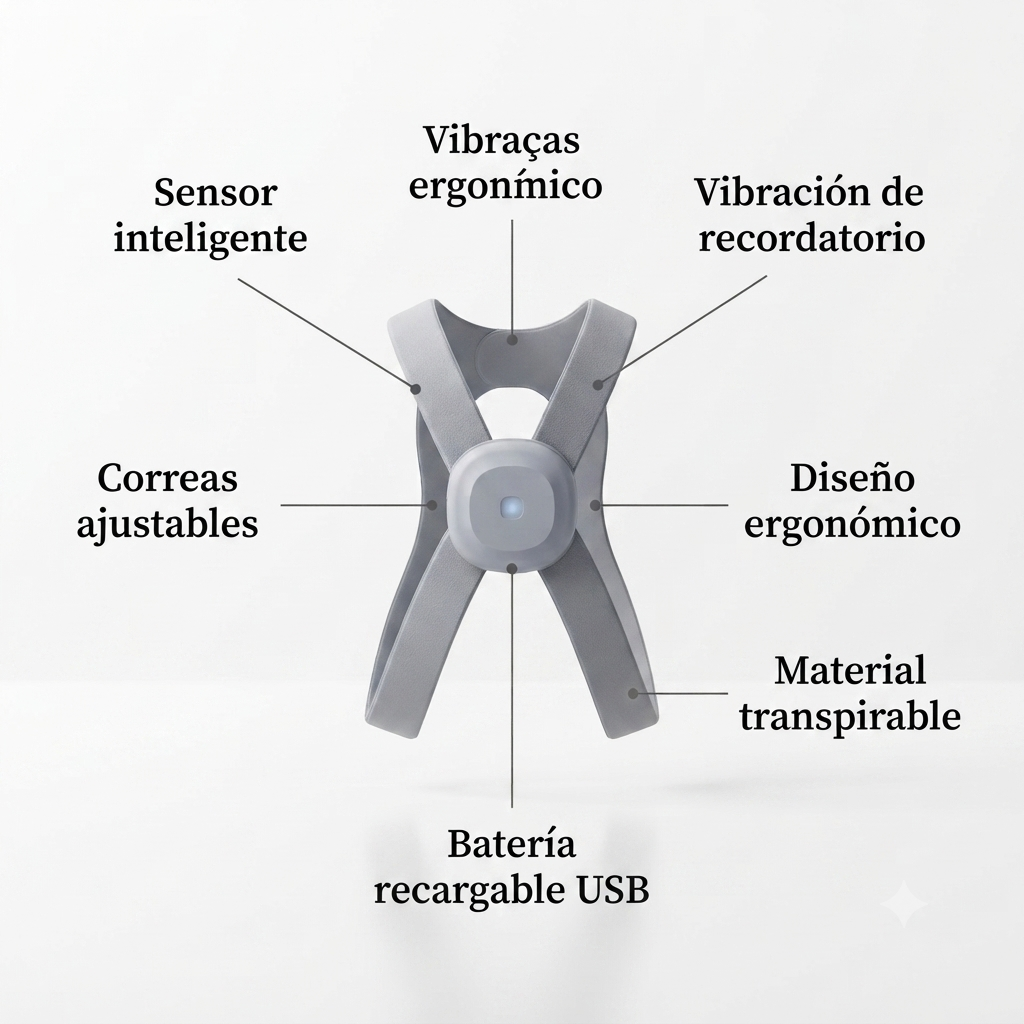 Corrector De Postura Con Sensor