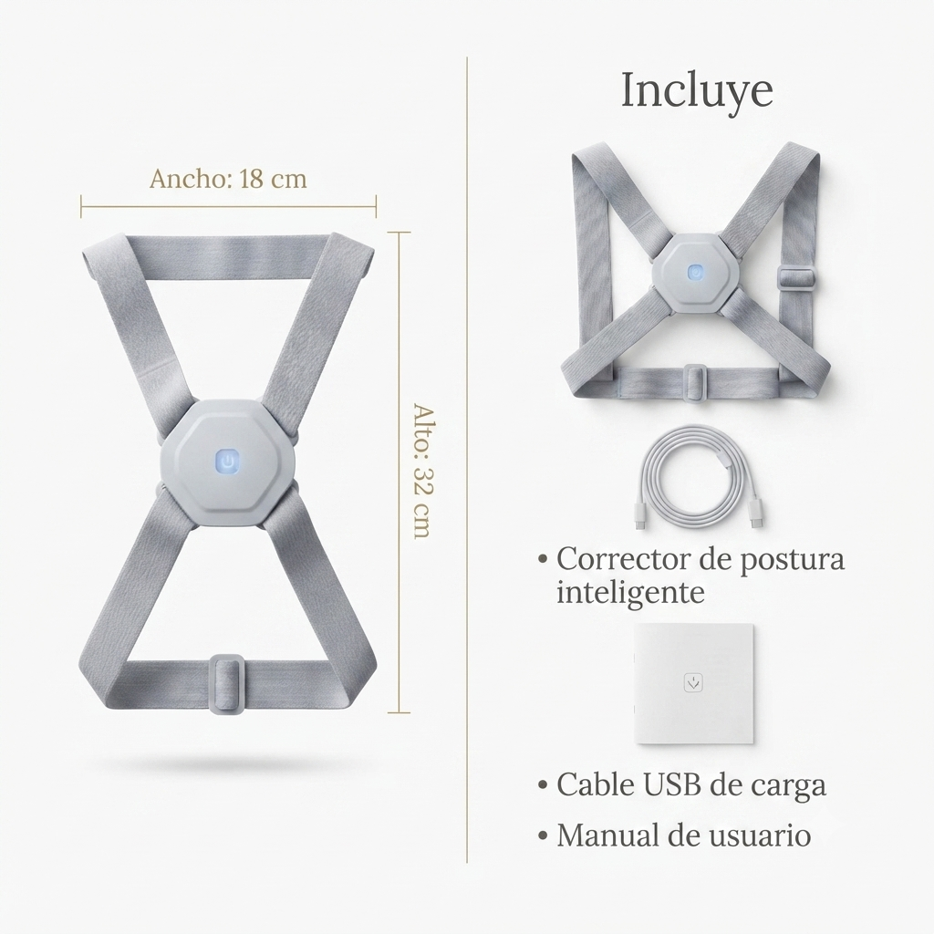 Corrector De Postura Con Sensor